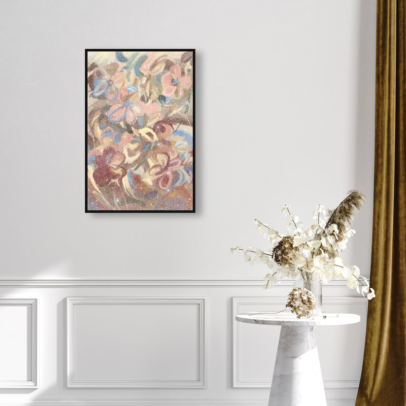 Moving Eden Print by Oliver Gal, 16"H x 11"W, Black Floater Frame