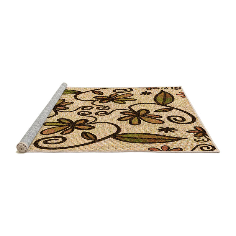 Tapis 100% à motifs lavables à la machine 2989 Pat67-Org, Carré 8 pi