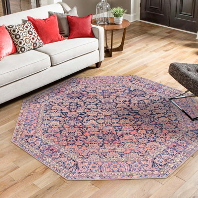 Amilio Chenille Oriental Indoor Rug