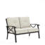 Canapé 48 places en métal 48 pouces avec coussins beige et structure kaki-1167936585-1167936583