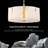 4-light Faux Alabaster Drum Chandelier-970318240