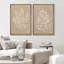 "Aérosol géométrique", 2 pièces sur toile-99015690-99015693