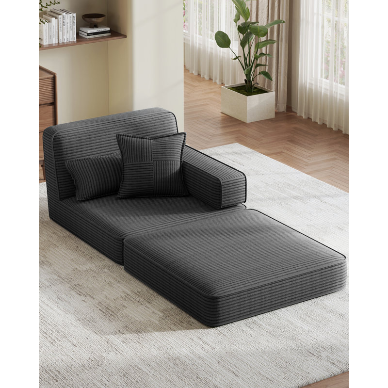 Upholstered Accent Chair, Grey