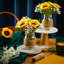 Décoration de table 85 pièces en pot de tournesol Mason 