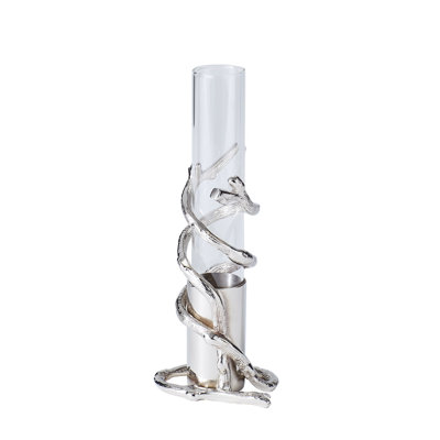 Branch Bud Vase-Nickel