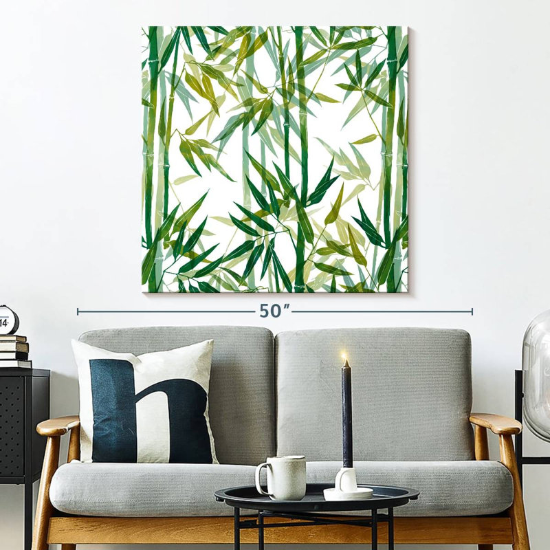 Harnek Bamboo Grove Pattern, 33" H x 33" W