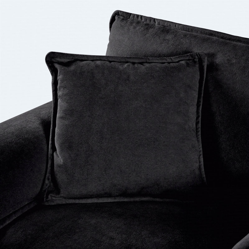  Canapé modulaire modulaire, canapé modulaire Comfy Cloud Couch, Chenille noir