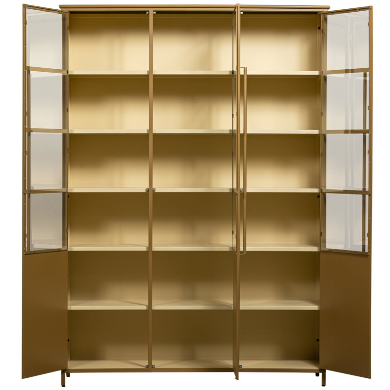 Exhibit Display Cabinet, Yellow