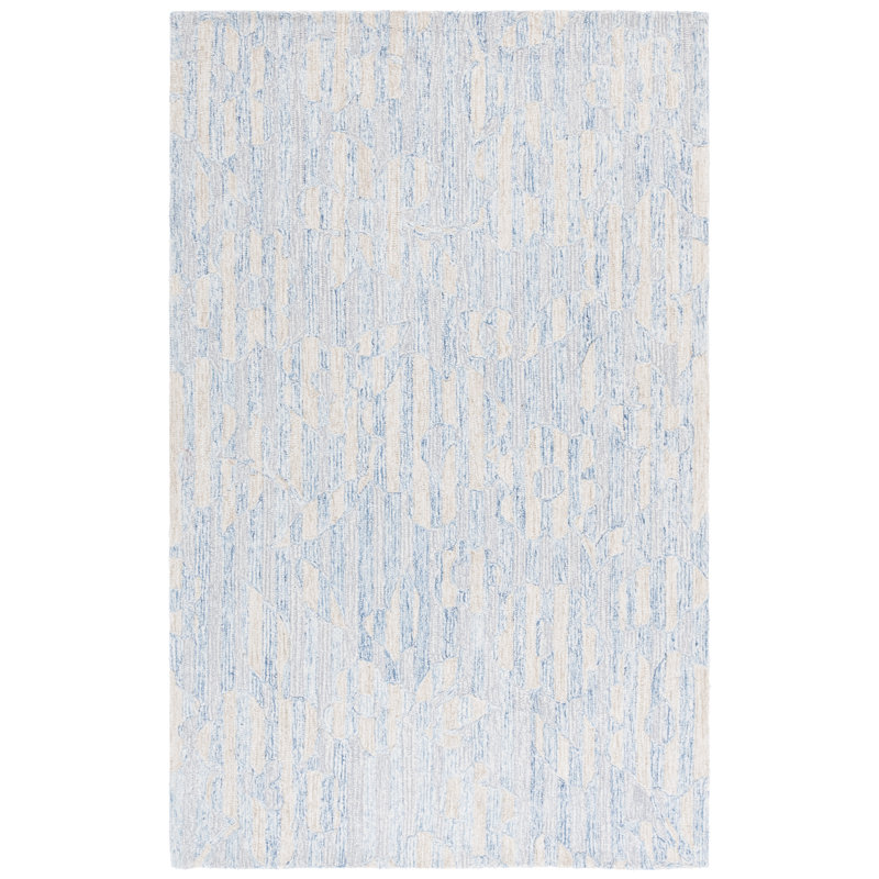 Metro 390 Hand Tufted 80% Wool; 20% Cotton Abstract Rug, Rectangle 8' x 10'