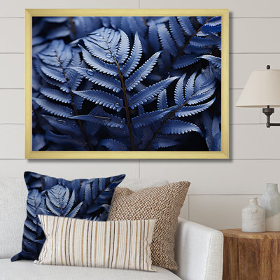 Blue Ferns Indigo Tranquillity I - Print