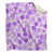 Motif floral mauve clair