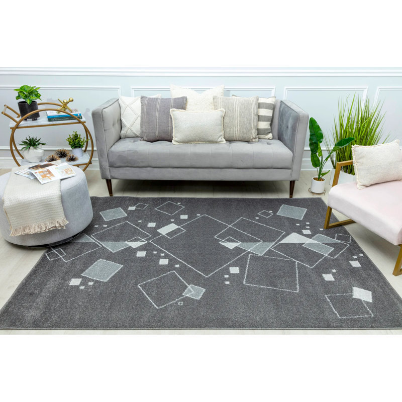 Geometric Indoor Rug, Rectangle 8'3" x 10'0"