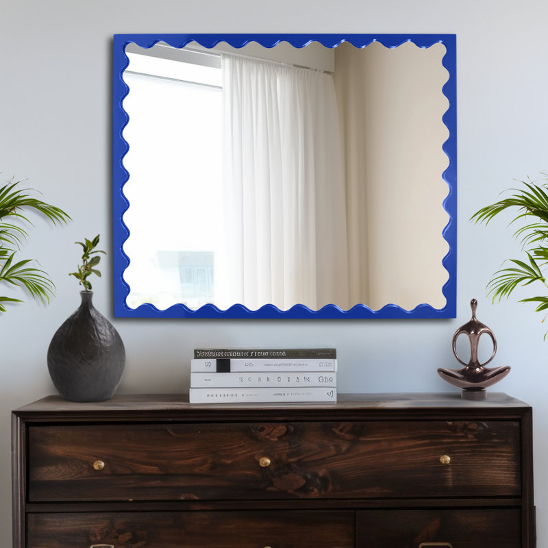 Ailee Rectangle Mirror, Royal Blue
