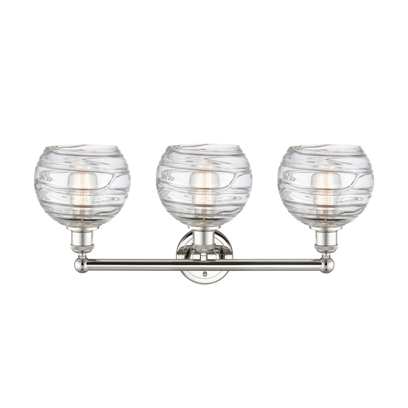 Essex 3 - Light Dimmable Vanity Light, Polished Nickel, Clear