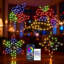 Ensemble de 4 motifs de Noël avec télécommande, synchro de musique et minuterie, décoration de Noël à brancher pour l'intérieur