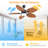 50" Tropical 5 Blade Dimmable Ceiling Fan With Led Lights And Remote Control-1991211228