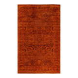 Fine Vibrance One-of-a-Kind 4' 7" X 7' 2" Hand Knotted Area Rug