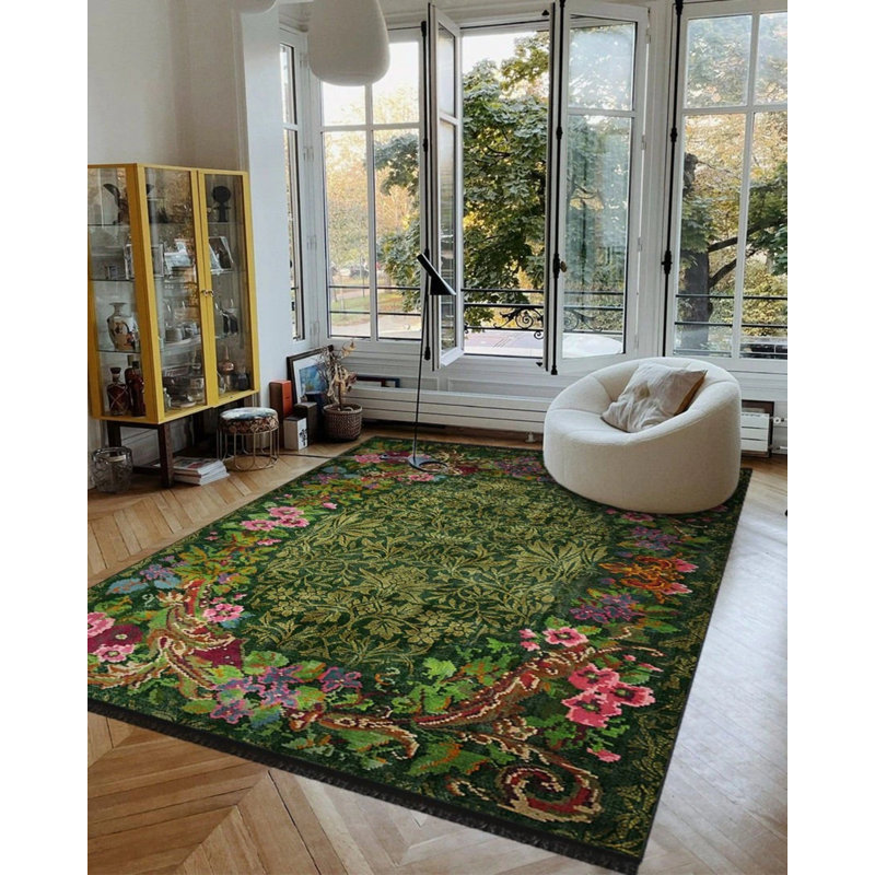 Tapis en coton tissé à la machine Custis