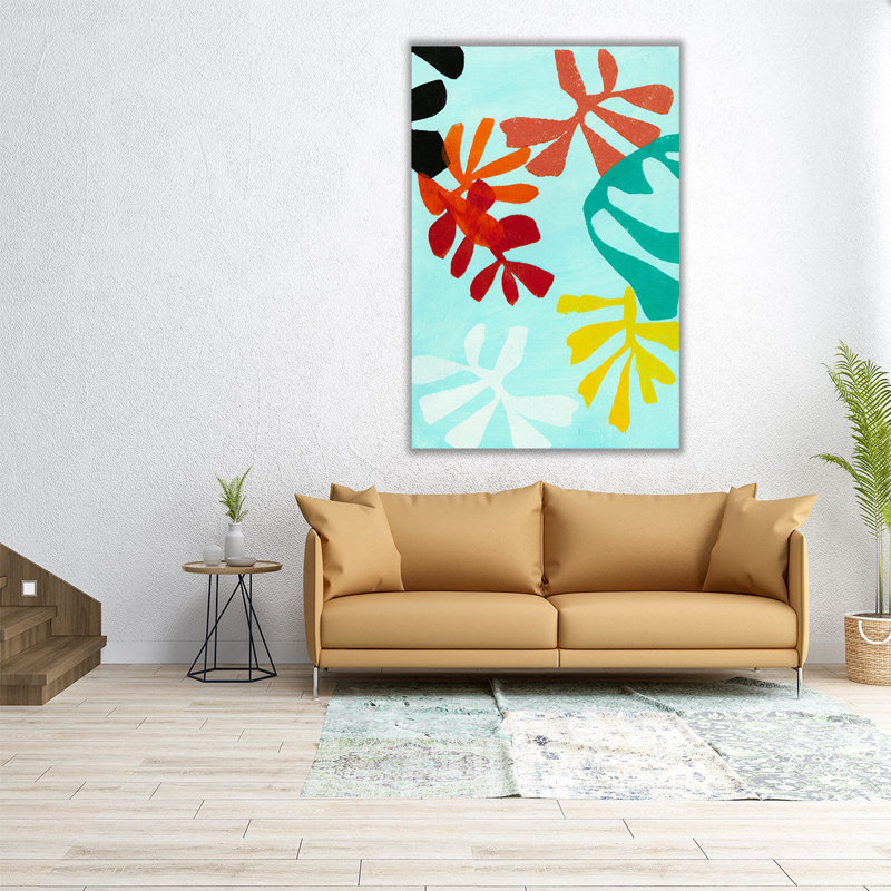 Tropicalia I - reproduction d'art sur toile, H 30 po x l 20 po