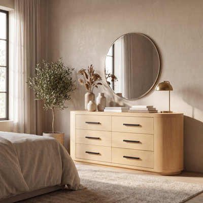 Lauryn Wood Oval Dresser