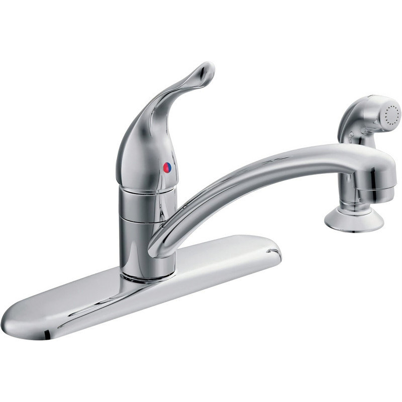 Robinet de cuisine MOEN Chateau 7430, Chrome, Avec jet