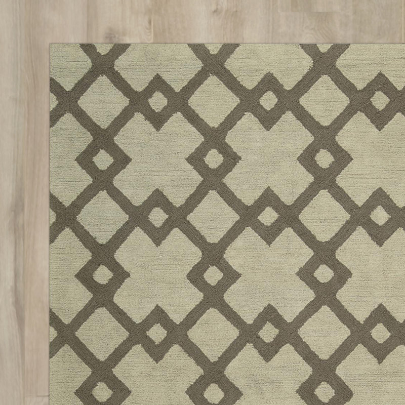 Hateya Geometric Indoor Rug, Rectangle 2'6" x 4'