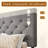 Storage Platform Bed with 4 Drawers and Adjustable Diamond Pattern Linen Headboard-393136116-384487603