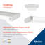 Plafonnier plat moyen enveloppant TruWrap, 4000-6000 lumens, 3000/4000 / 5000K, MVOLT, 120V-277V-101304012