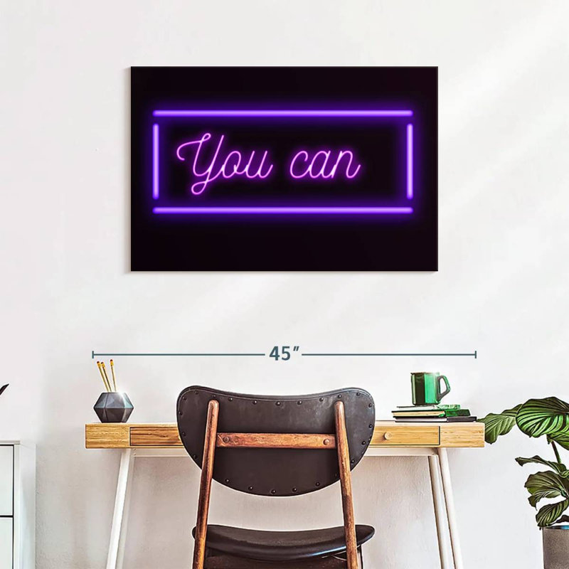 You Can Neon Sign, 24" H x 36" W
