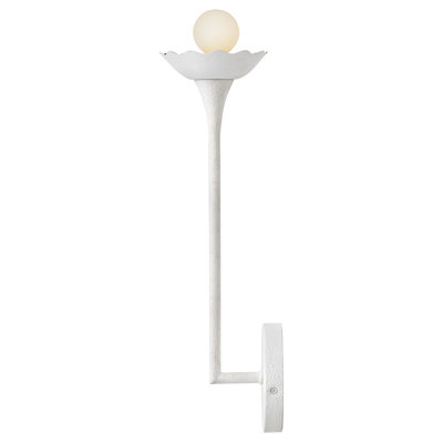 Single Light Floral Wallchiere
