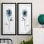 Cadre photo, ensemble de peintures sur papier