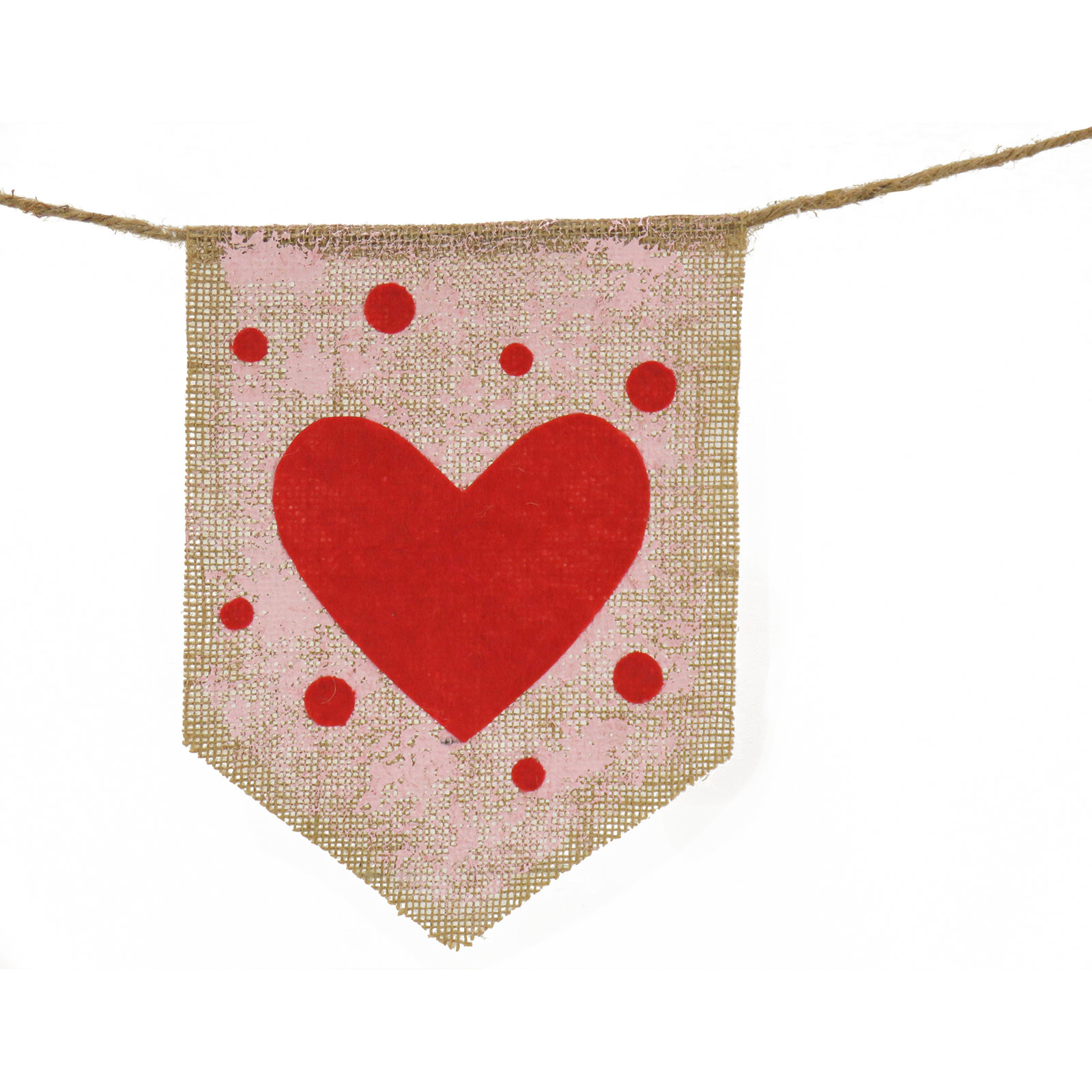 72" Heart Valentine's Day Garland