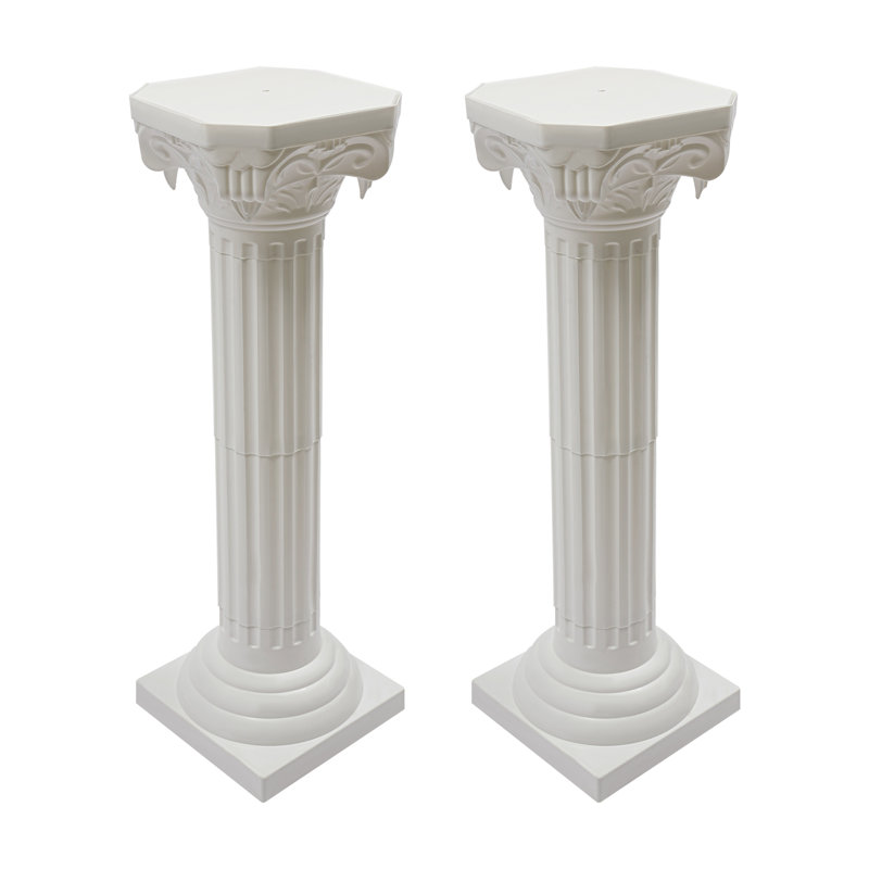 2 pièces colonne décorative