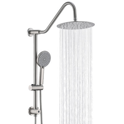 Rain Dual Shower Head 1.8 GPM GPM with Aerating