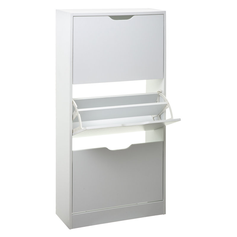 Shoe Storage Cabinet, White
