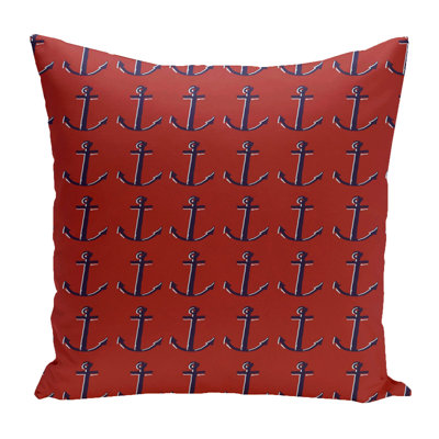 Anchors Outdoor Square Pillow Cover & Insert