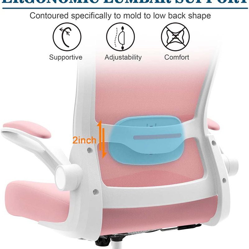 Game Chairs, High Back Ergonomic Desk Chair With Adjustable Lumbar Support And Headrest, Swivel Task Chair With Flip-Up Armrests For Guitar Playing