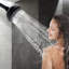 High Pressure Shower Heads 3.6 Inch 3 Settings Rain High Flow Showerhead-1979262111