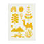 Art sur toile jaune Little Dean-105648655