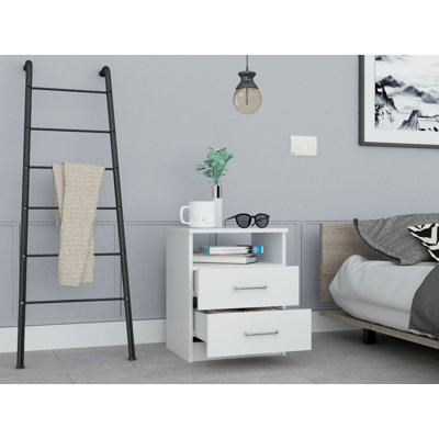 Adriyanna 40.7cm W Manufactured Wood Bedside Table