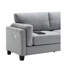 Canapé surdimensionné gris avec coussins confortables et structure en contreplaqué 3 pour la maison --2110090631-2110090629