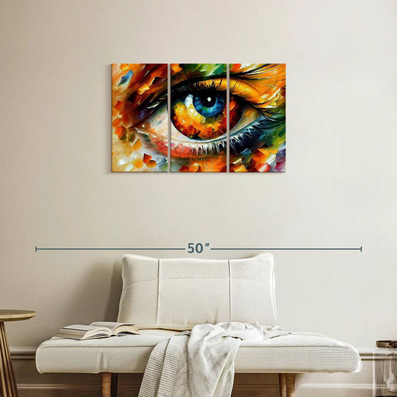 Leisha Eye I, 20" H x 33" W