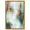 Art mural émeraude sur toile pastel doré par Art Remedy