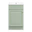 Meuble-lavabo simple 18 po avec comptoir en céramique
