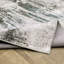 Tapis gris / bleu sarcelle antidérapant Matney-675133040