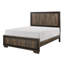Mobilier de chambre à coucher moderne à finition bicolore attrayante