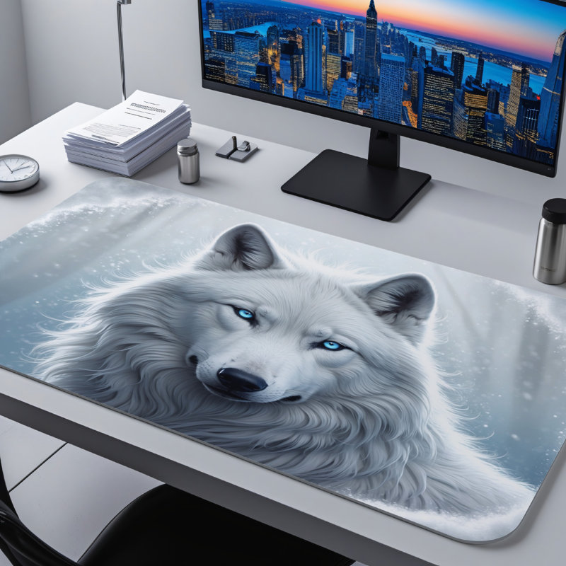 Polyester Desk Pad, 31.5x15.5