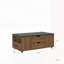 Joselyn moderne avec 2 tabourets, un rangement caché extensible et des tiroirs pour une salle à manger et un salon peu encombrants-856445884