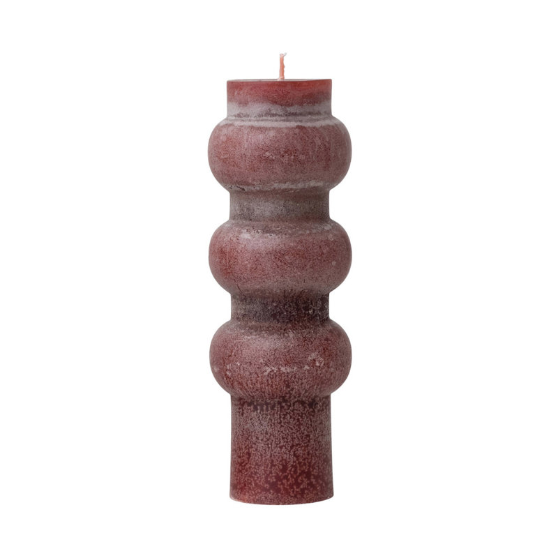 Bougie totem non parfumée, Mauve clair