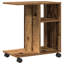 Engineered Wood Compact Lightweight Side Table-2054396032